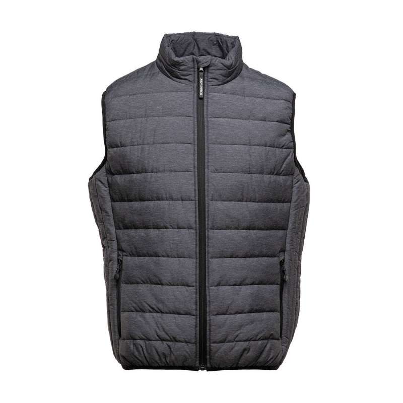 Herre bodywarmer i genanvendt polyester til engrospris - Kroppsvest til engrospris