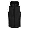 Softshell bodywarmer med aftagelig hætte  - Kroppsvest til engrospris