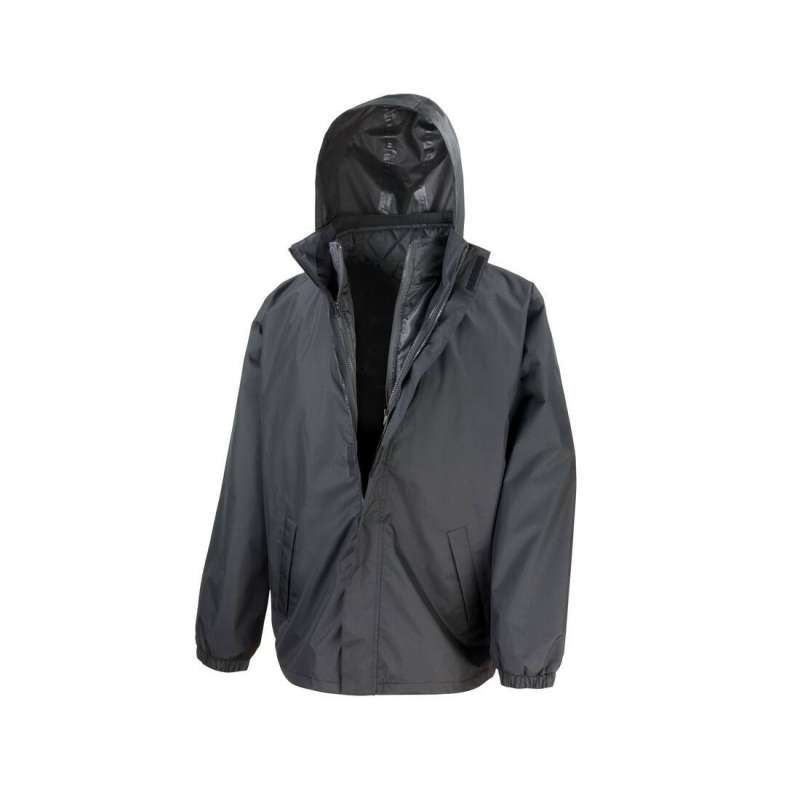 Veste 3-en-1 avec bodywarmer matelassé - Bodywarmer à prix grossiste