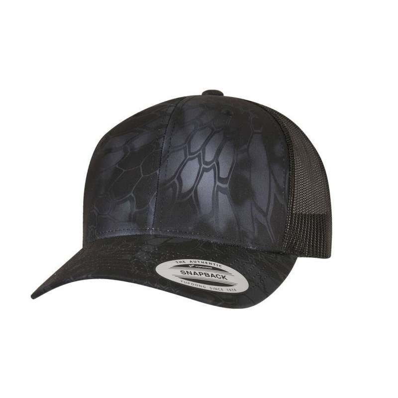 Gorra trucker reptil 6 paneles con malla a precios de mayorista - Gorra a precios de mayorista