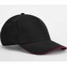 Casquette en coton organique avec liseré - casquette écologique à prix de gros