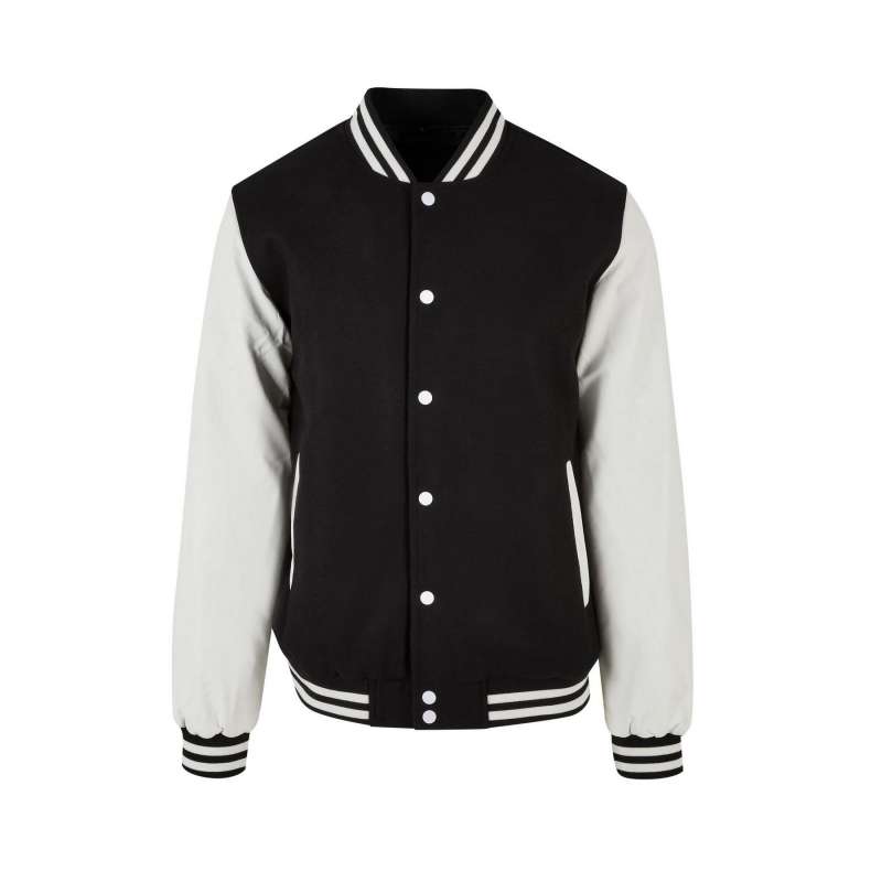 Veste baseball en simili cuir - Blouson à prix de gros