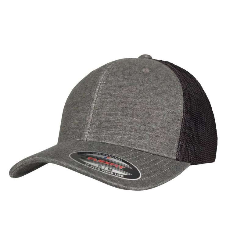Casquette trucker chinée - casquette filet à prix de gros