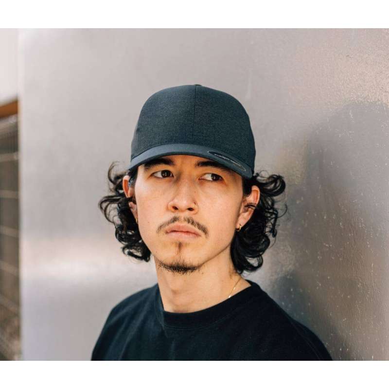 Boné de baseball cinza, 6 painéis a preço grossista - Boné a preço grossista