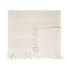 Waffelpique Handtuch mit Fransen 70x140 cm - Fouta zu Großhandelspreisen