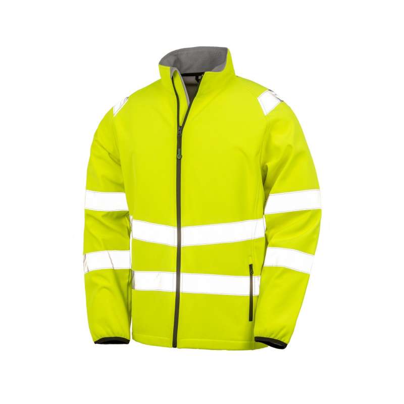 Veste Softshell 2 couches haute visibilité à prix grossiste - vêtement de haute visibilité à prix de gros