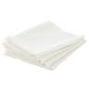 Linnen beige katoenen handdoeken x4 met biais - Tafellopers tegen groothandelsprijzen Linnen beige katoenen handdoeken x4 met biais - Tafellopers tegen groothandelsprijzen
