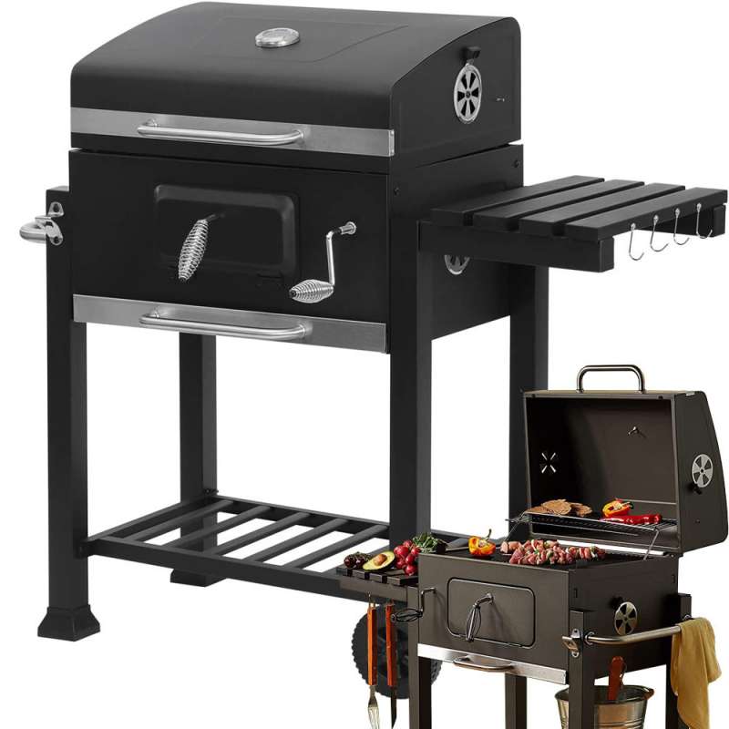 Barbecue da giardino a carbonella con coperchio - Barbecue a prezzi all'ingrosso