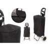 Schwarzer Thermowagen mit PVC-Tasche - Einkaufswagen zu Großhandelspreisen Schwarzer Thermowagen mit PVC-Tasche - Einkaufswagen zu Großhandelspreisen