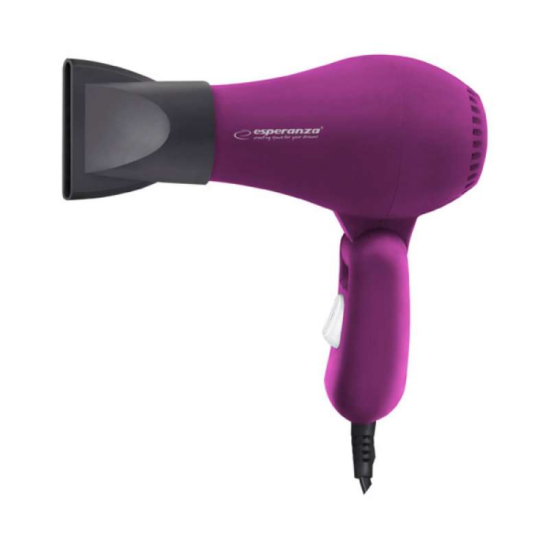 Secador de pelo plegable compacto 750 W rosa - Secador de pelo a precios de mayorista