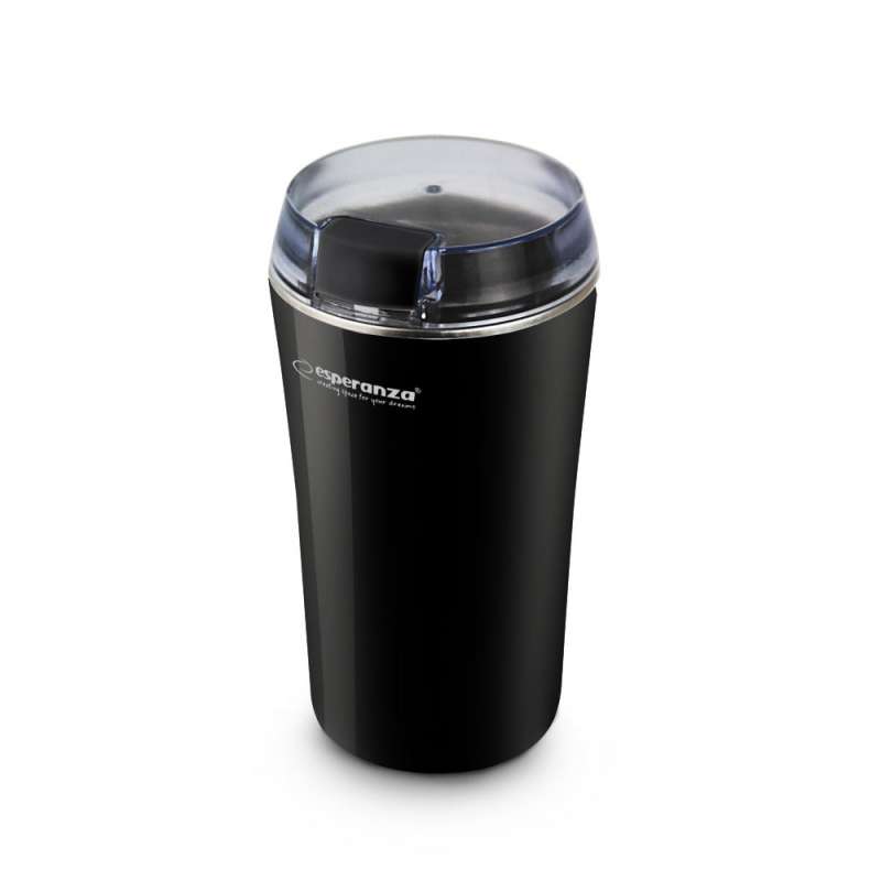 Kaffeebohnenmühle schwarz mit Edelstahlklinge - Kaffeemühle zu Großhandelspreisen