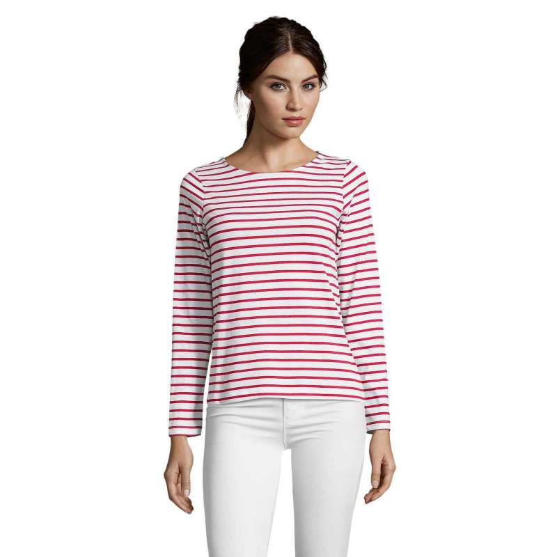 MARINE longsailor WOMEN - Marinière à prix grossiste