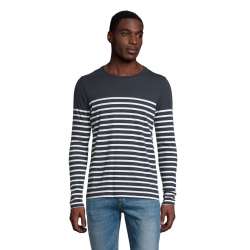 Men's Long Sleeve Striped...
