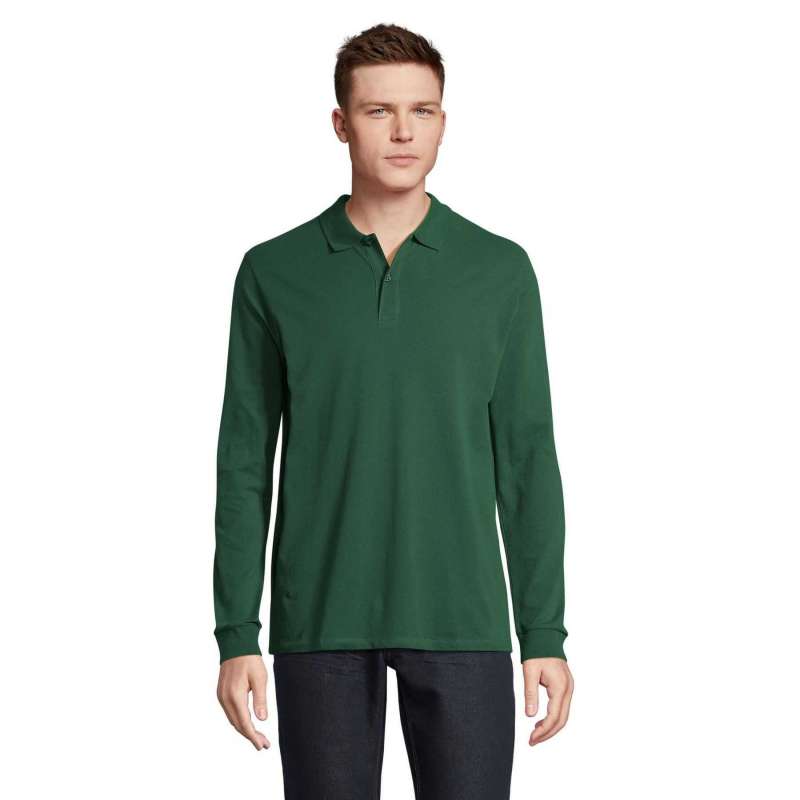 PLANET LSL - Polo manches longues à prix grossiste