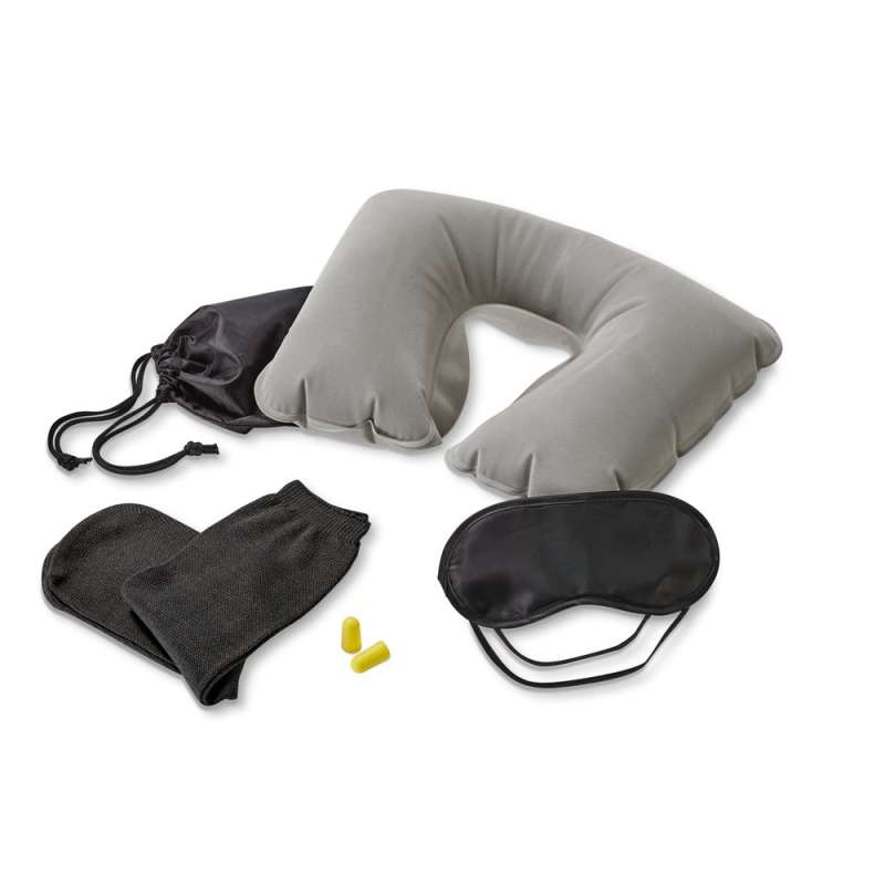 Conjunto de viaje con almohada inflable - cojín de viaje a precios de mayorista