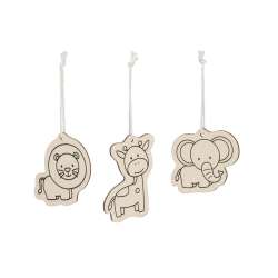 Set de colorear en madera...