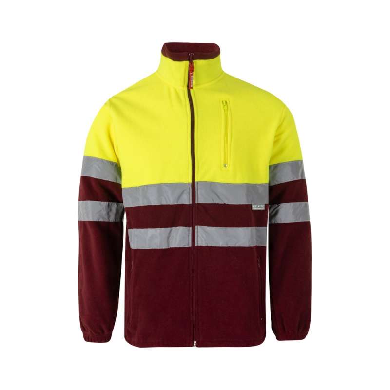 Bicolor Fleecejacke 280g/m², Polyester, Größe XS-3XL - Fleecejacke zu Großhandelspreisen