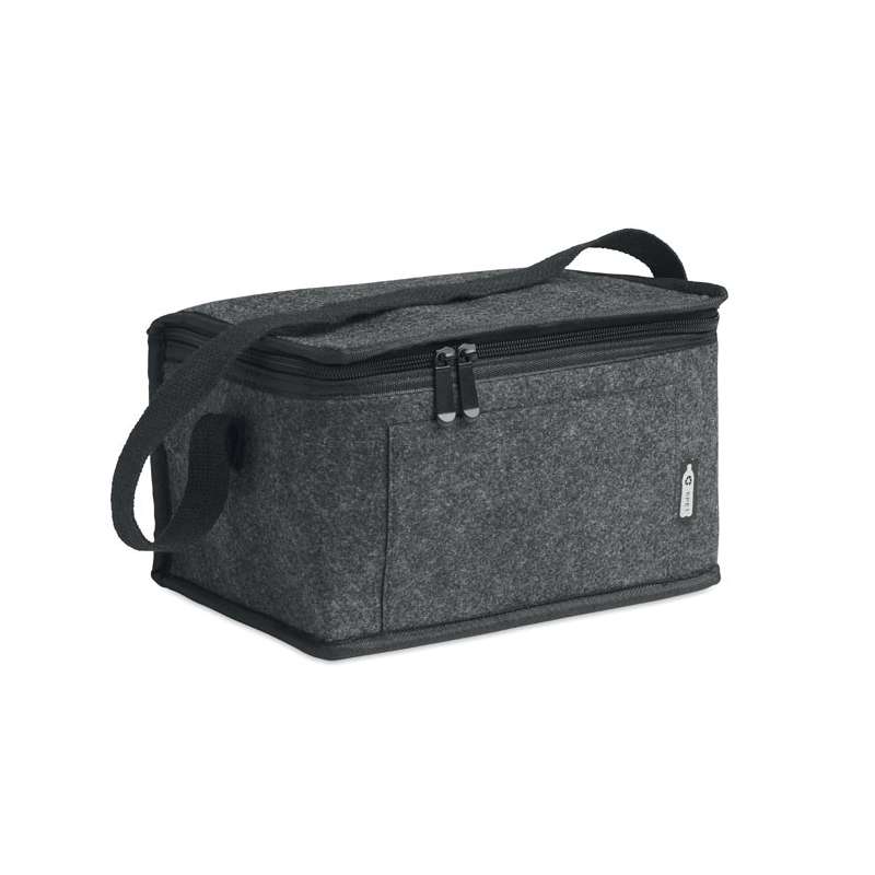 Isothermer RPET-Feltsack 5L mit Fronttasche - Isothermer Beutel zu Großhandelspreisen