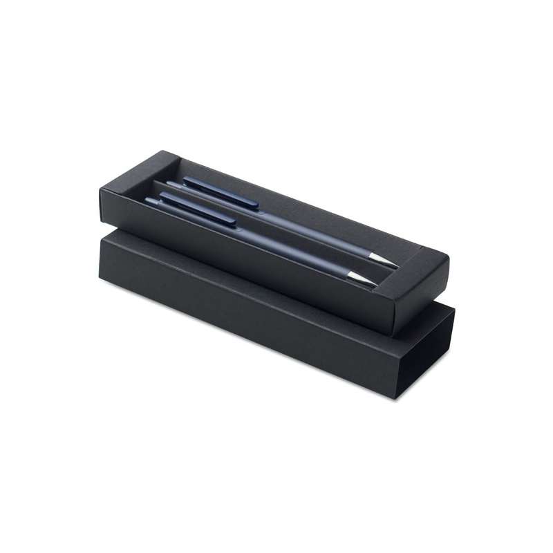 Set aus 2 Stiften aus recyceltem Aluminium - Metallstift zu Großhandelspreisen