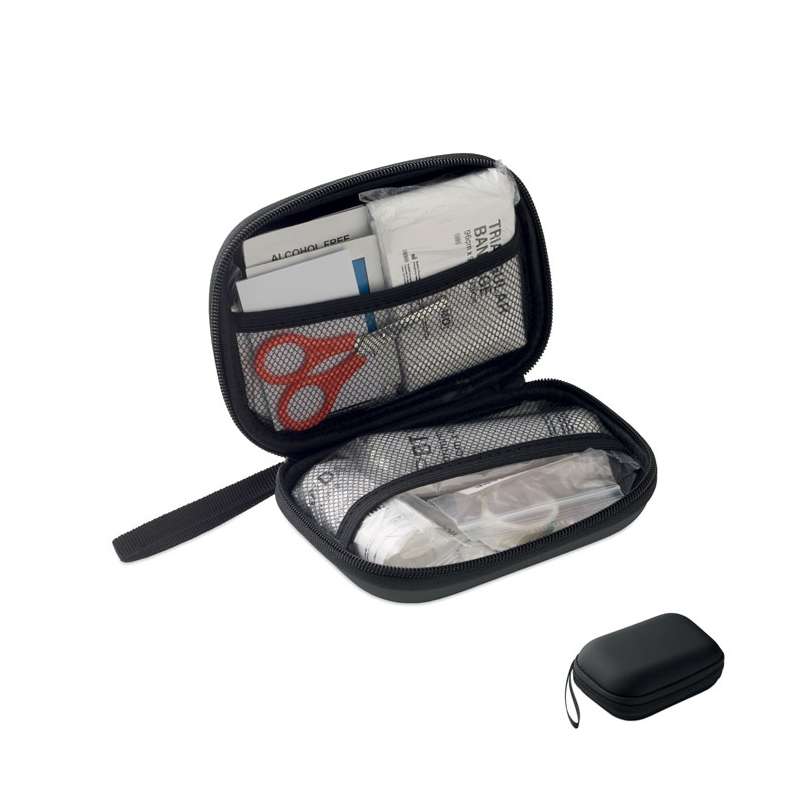 Kit de primeros auxilios en estuche rígido PU - Kit de primeros auxilios a precios de mayorista