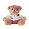 Osito médico de peluche con camiseta blanca - Osos de peluche a precios de mayorista