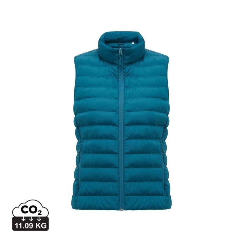 Dame bodywarmer i genanvendt polyester, 100% til engrospris - Dunjakke til engrospris