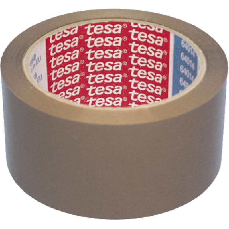 Fita adesiva castanha para embalagem 66x50mm - fita adesiva de cartão a preço grossista