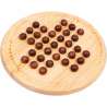 Houten solitaire bal, vierkant 21,5 cm - solitairspel tegen groothandelsprijzen Houten solitaire bal, vierkant 21,5 cm - solitairspel tegen groothandelsprijzen