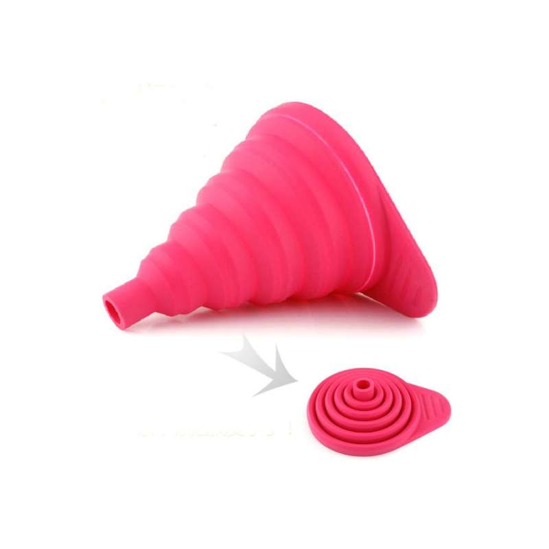 Entonnoir pliable en silicone - entonnoir à prix de gros