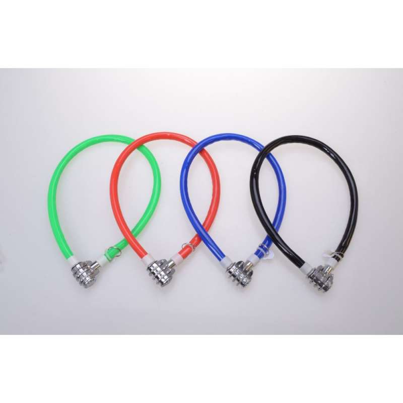 Antirrobo de cable 10 x 500 mm a precios de mayorista - Candado de bicicleta a precios de mayorista