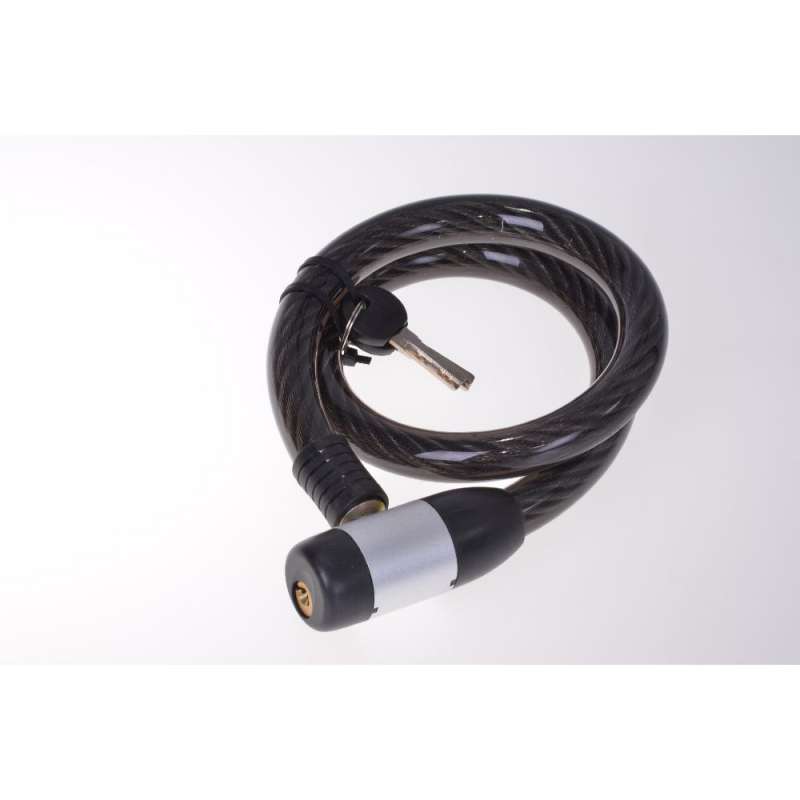 Cable antirrobo de acero de 800 mm, negro - Candado de bicicleta a precios de mayorista