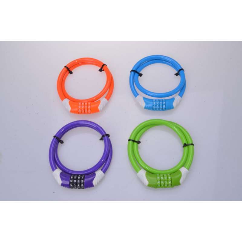 Cabo antirroubo em PVC 10x650 mm - Antivol de bicicleta a preço grossista