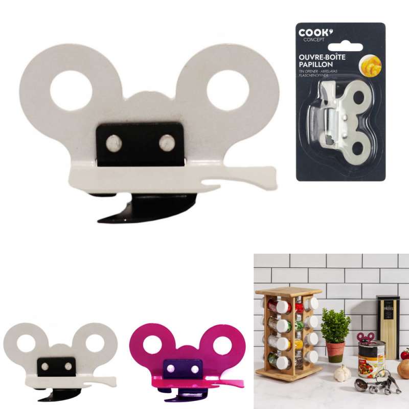 Abrelatas mariposa de metal, 2.0x - abrelatas a precios de mayorista
