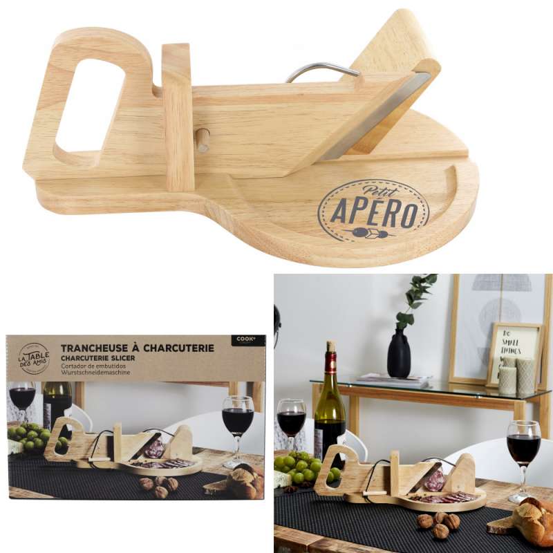 Runde Holz-Trancheuse für Charcuterie - Trancheuse zu Großhandelspreisen