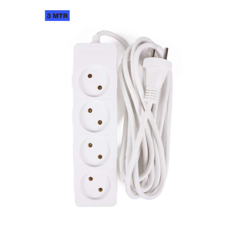 Verlängerungskabel 4 Steckdosen 3,0 m - Verlängerungskabel zu Großhandelspreisen