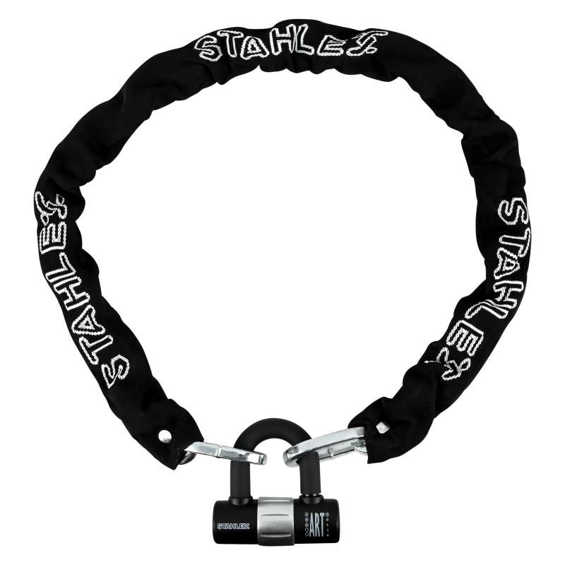 Cadenas à chaîne 302 ART*** 10 x 1200 mm noir à prix de gros - Antivol de vélo à prix grossiste