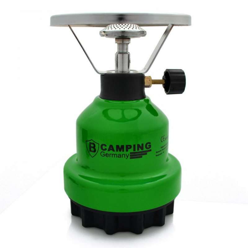 Réchaud de camping M190 réchaud à gaz métal « vert - réchaud à prix grossiste