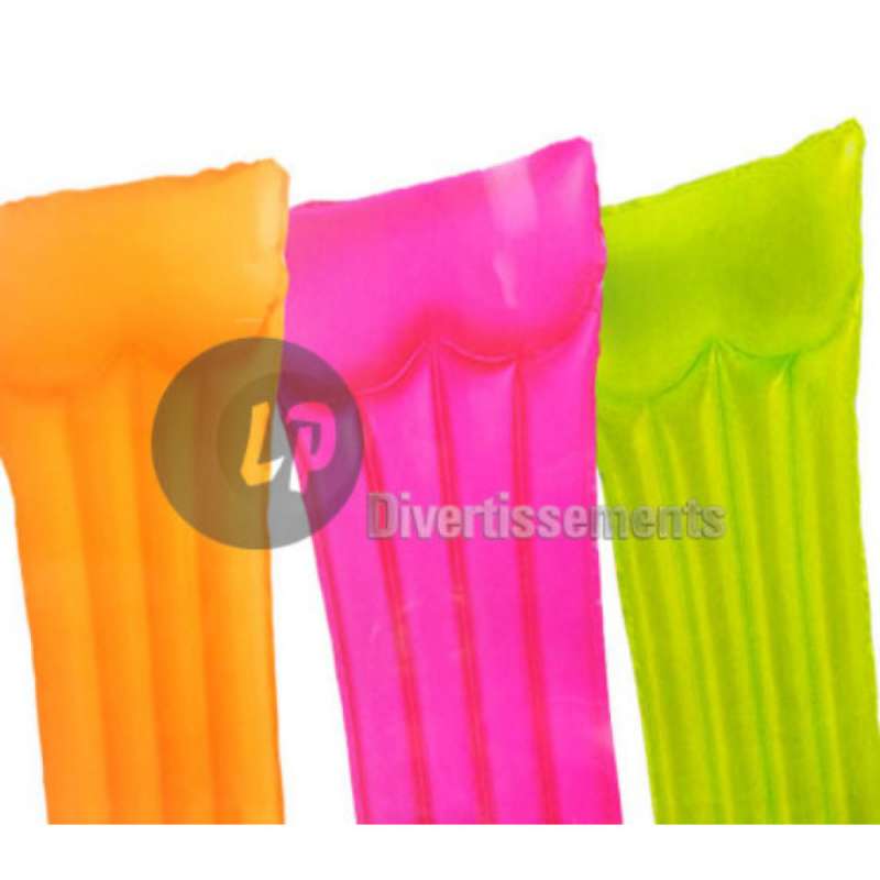 Luftmatratze fluo mit Sicherheitsventilen - Matratze und Schlauchboot zu Großhandelspreisen
