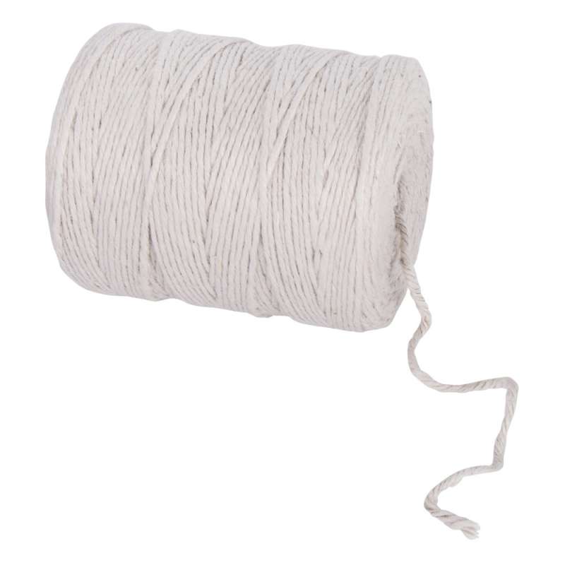 Fil de jute, quadruple, 3, 5mm Ø, blanc, 280 m - ficelle à prix de gros