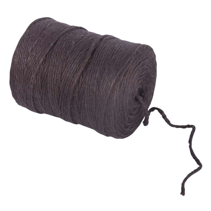 Fil de jute, quadruple, Ø 3, 5 mm, brun foncé, 280 - ficelle à prix grossiste