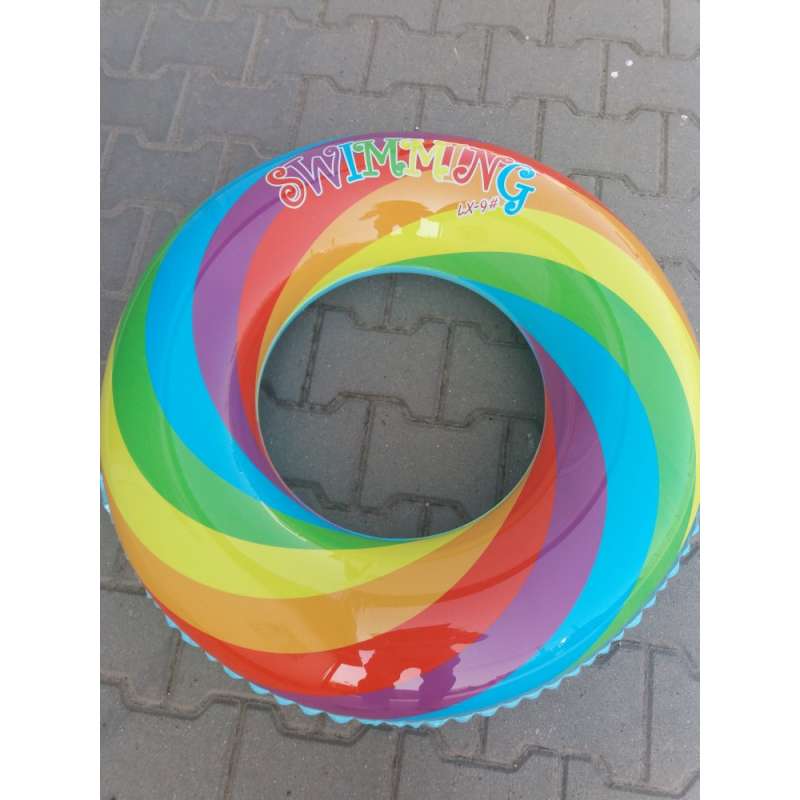 Bouée gonflable 90cm RAINBOW - Bouée à prix de gros