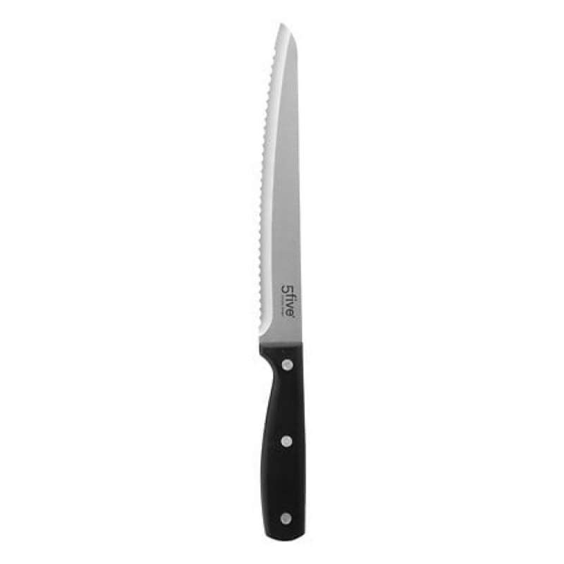 Cuchillo para pan de acero inoxidable negro a precios de mayorista - cuchillo de pan a precios de mayorista