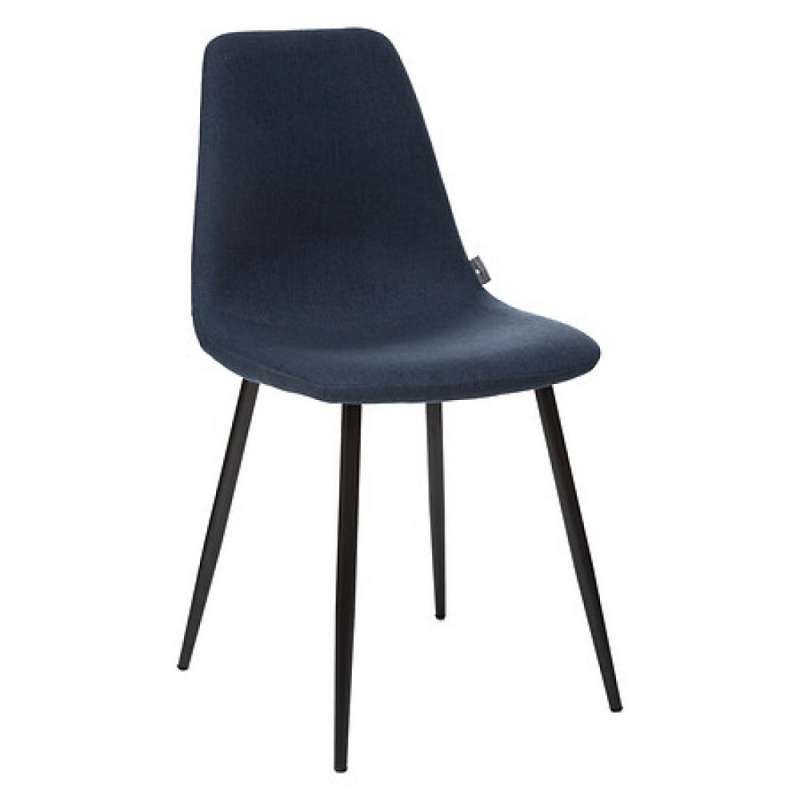 Silla plegable apilable de tela azul marino a precios de mayorista - silla de comedor a precios de mayorista
