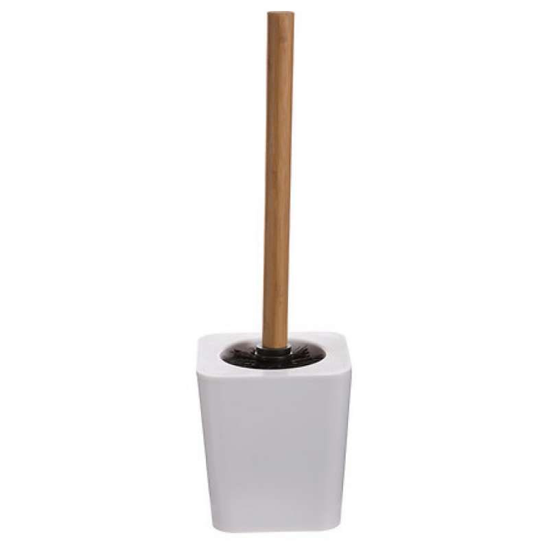 brosse wc plastique blanche natureo, blanc - brosse WC à prix de gros
