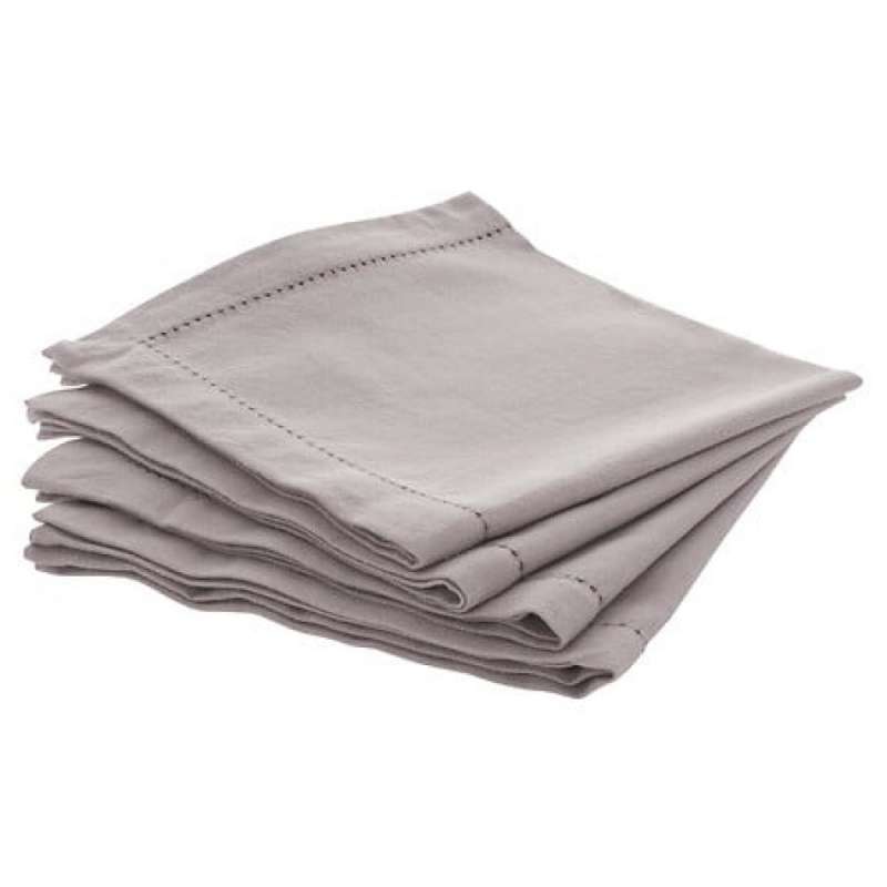 Tischservietten aus beigem Baumwollchambray - Produkte zu Großhandelspreisen
