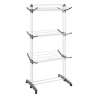 estendal modular em aço 24m branco - secador de roupa a preço grossista