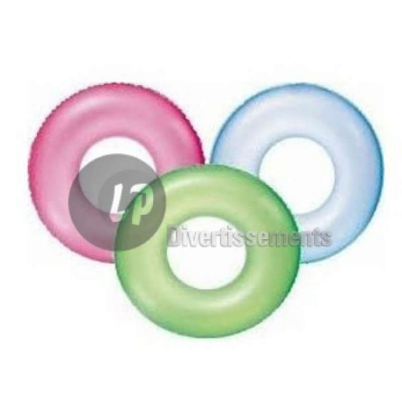 bouée gonflable géante fluo givrée mix 91cm - Bouée à prix grossiste