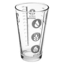 verre doseur verre 0,5l, gris