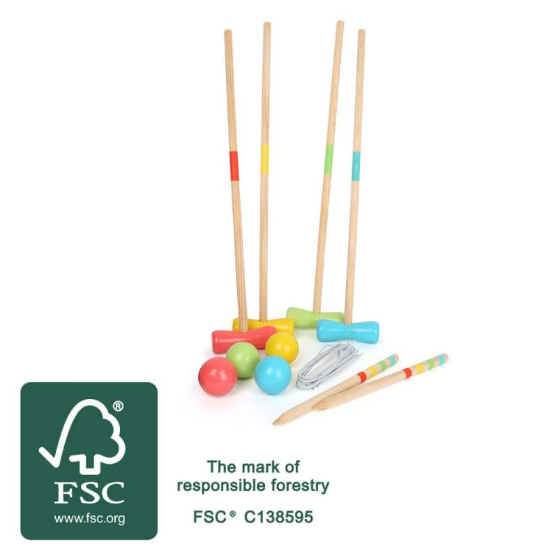 Croquet Active, 30 pièces, 14,5x5x77cm à prix de gros - jeu de croquet à prix grossiste