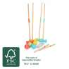 Croquet Active, 30 pièces, 14,5x5x77cm - jeu de croquet à prix grossiste Croquet Active, 30 pièces, 14,5x5x77cm - jeu de croquet à prix grossiste